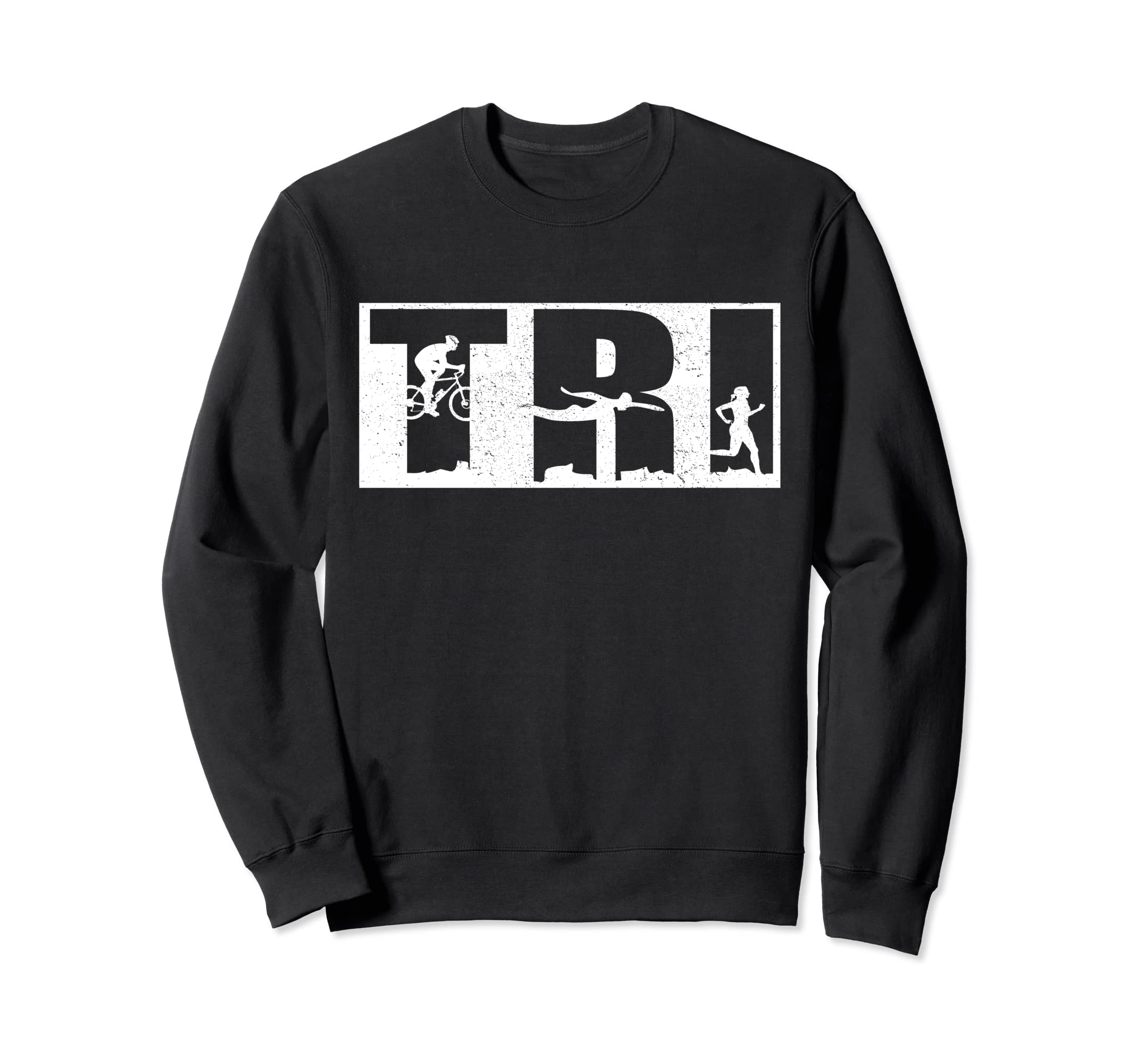 Triathlon! Swimming - cycling - running Sweatshirt, Black