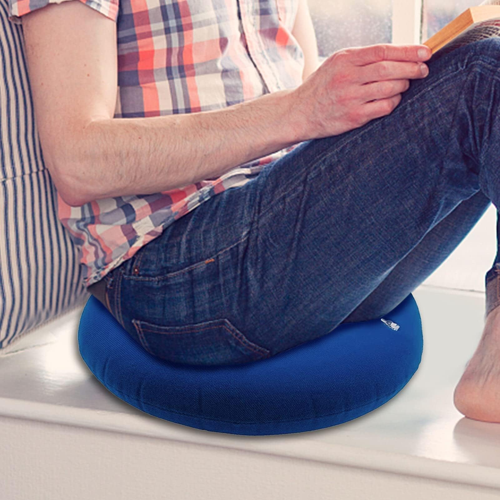 Cuscino A Ciambella Gonfiabile Per Emorroidi E Dolori - Ideale Per Gravidanza, Post Parto E Cocige - Foto 5