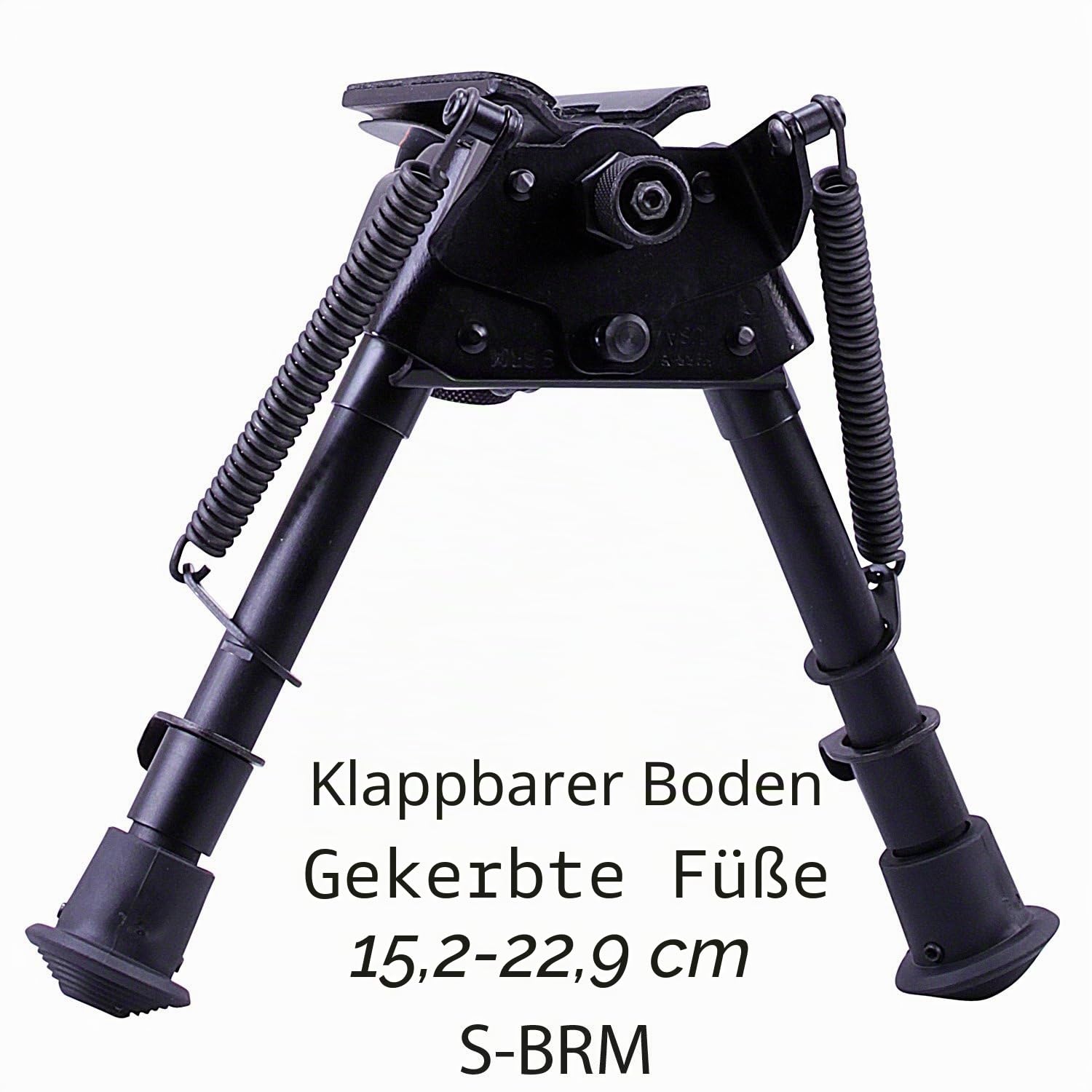 HARRIS Erwachsene Zweibein Schuss Und Zubehör Engineering Kleine Zweibein 6 Position BRM-S, schwarz, One Size, BRM6_Series_S