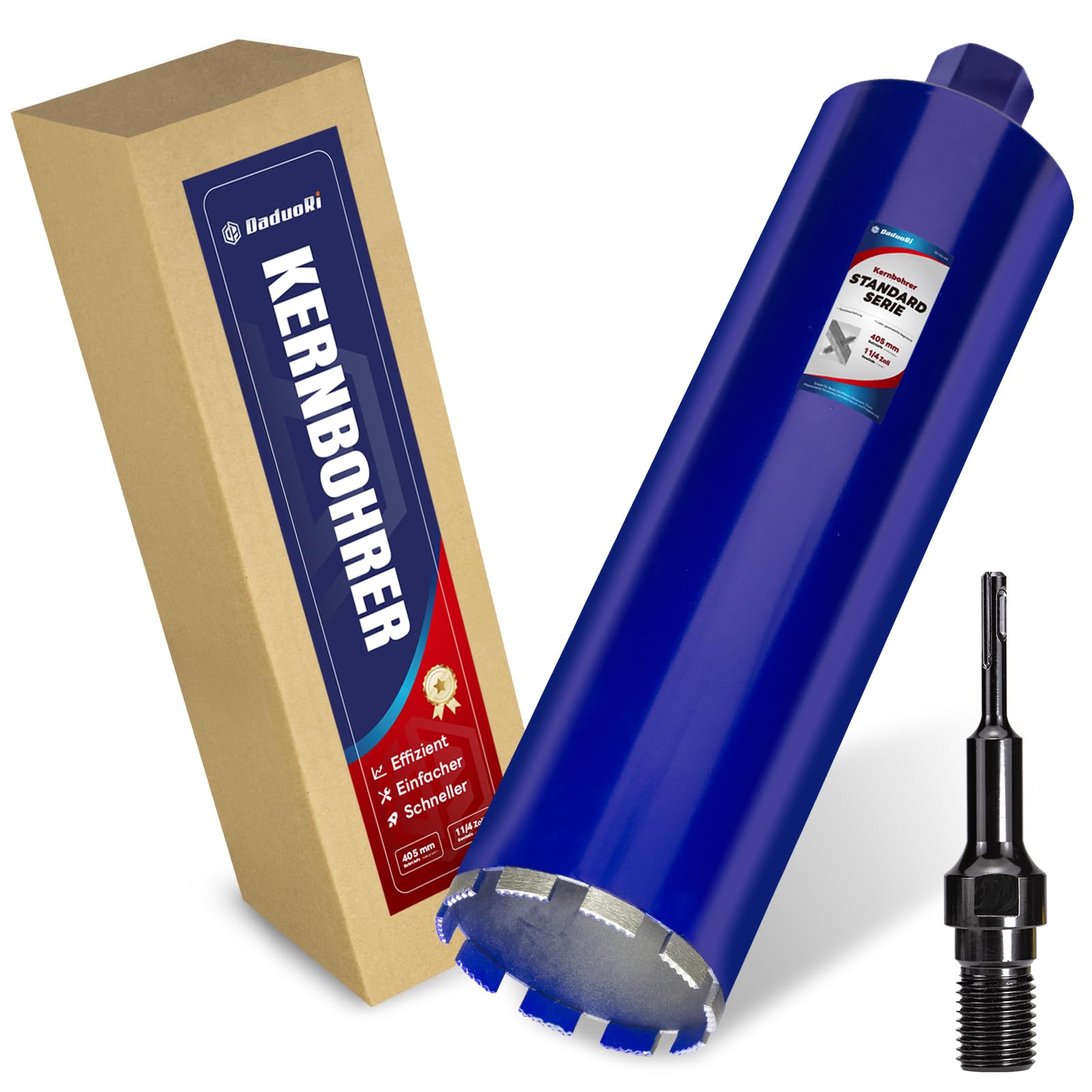 Wiertło rdzeniowe 120 mm z SDS Plus (1-1/4 cala) – głębokość cięcia 410 mm – wiercenie na mokro diamentowa koronka wiertnicza do betonu zbrojonego, muru, kamienia, cegły (łącznie 460 mm)