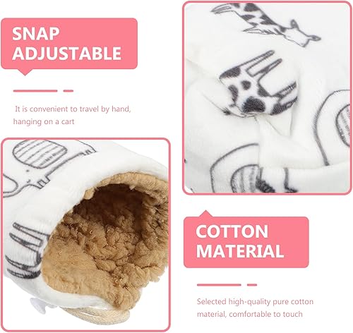 Miniatura 5 de ULTNICE Funda aislante para biberón con cuerda cubierta de biberón caliente para bebés alimentador de enfermería de vidrio bolsa de soporte cálido