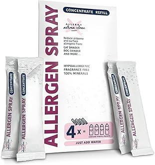 Allergen Spray Concentrate 4 Pack | Eco-Friendly Use Your Own Bottle | Over 128oz Total