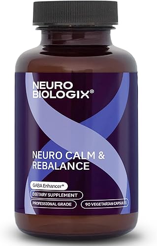 Neurocalm and Rebalance 90 cápsulas – Suplemento GABA multiacción para relajación, estado de ánimo, sistema nervioso y apoyo para el sueño –