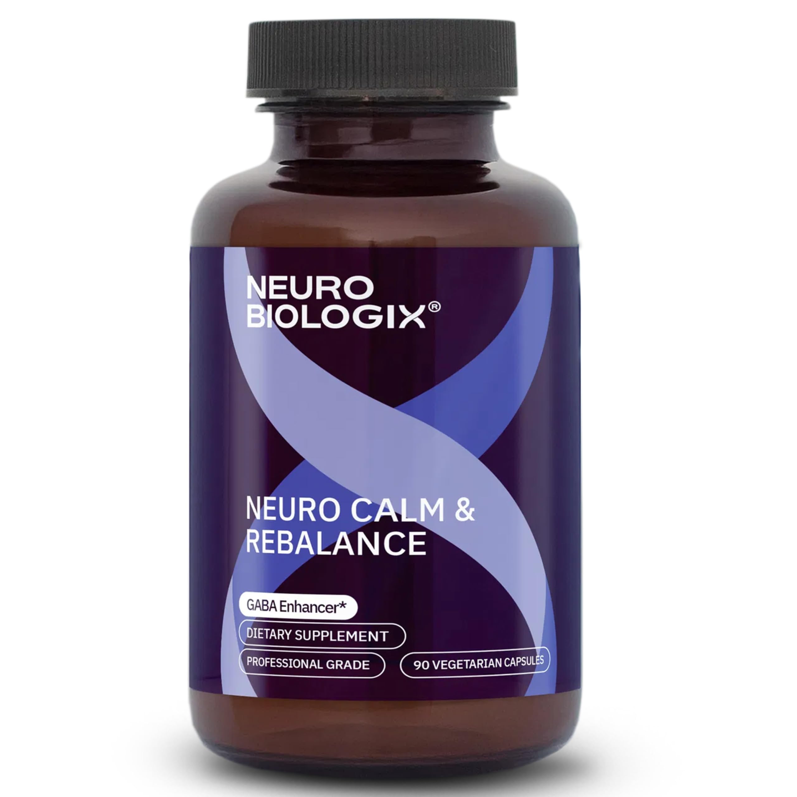 Neuro Calm & Rebalance, L Theanine, Magnesium, Zinc & Kava Kava Complex for Calm Mood Balance and Stress Support, GABA Activity Support Supplement, Gluten Free, Vegetarian, 90 Capsules