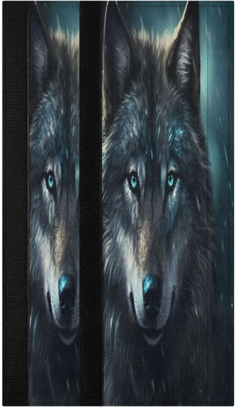 Wolf Refrigerator Door Handle Covers Set of 2, Kitchen Appliances Fridge Microwave Dishwasher Door Handle Protector Covers