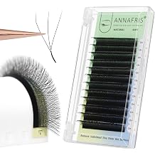 3D Premade Fan W Shape Clover Eyelash Extensions 0.07 D Curl 8-12mm Volume Self Fanning W Lash Extension Natural Soft Faux Mink False Lashes Makeup Supplies 8-12mm, 0.07-D Curl