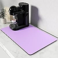 Vista 10 de Rnivvi Tapete de café, de 16 x 24 pulgadas, tapetes para barra de café para accesorios y organizador de estación de máquina de espresso, almohadilla