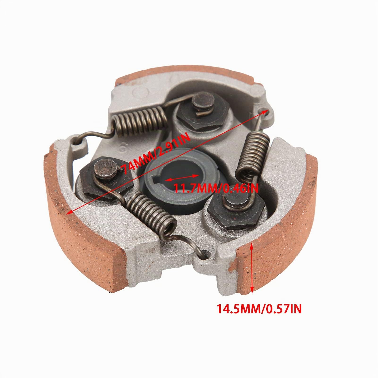 ATV Frizione Pad, Durevole Affidabile Metallo Minimoto Frizione Ad Alte Prestazioni per 2 Tempi 47CC 49CC Motore Cinese Pocket Bike Quad 4 Ruote