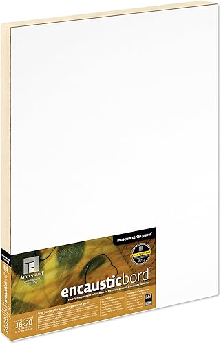 Miniatura 13 de Ampersand Art Supply Panel de pintura de madera: Serie Museo Encausticbord, cuna de 2 pulgadas, 8 "x 8