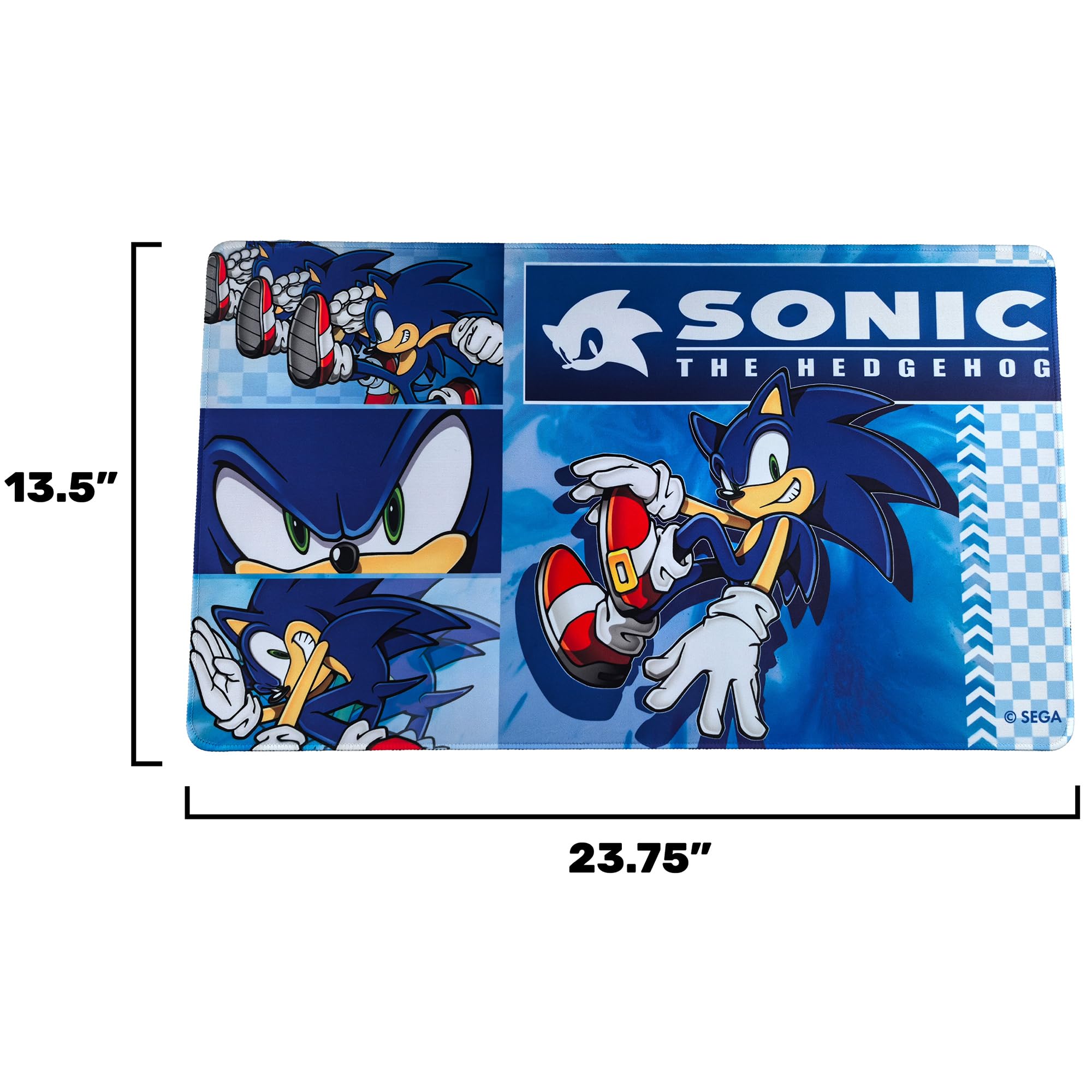 Amazon.com: KESS: Sonic: Playmat - Modern Sonic - 23.75 x 13.5