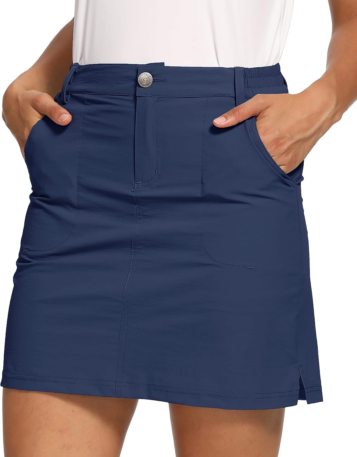 LastFor1 Women's Outdoor Skort Golf Skorts Active Athletic Skort UPF 50+ Hiking Casual Skirt Quick Dry with Pockets
