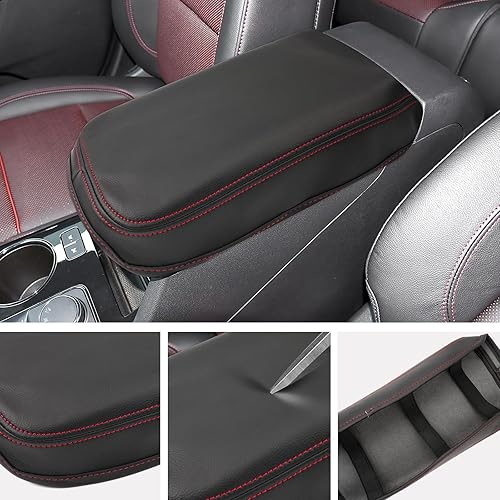Vista 50 de SXCY Funda para reposabrazos Chevy Blazer 2019-2024 para Chevrolet Blazer 2024, accesorios 2019-2022 2023 2024, funda de consola central Blazer 2024