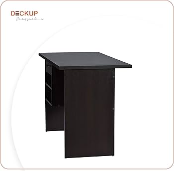 DeckUp Giona Engineered Wood Study Table and Office Desk (Dark