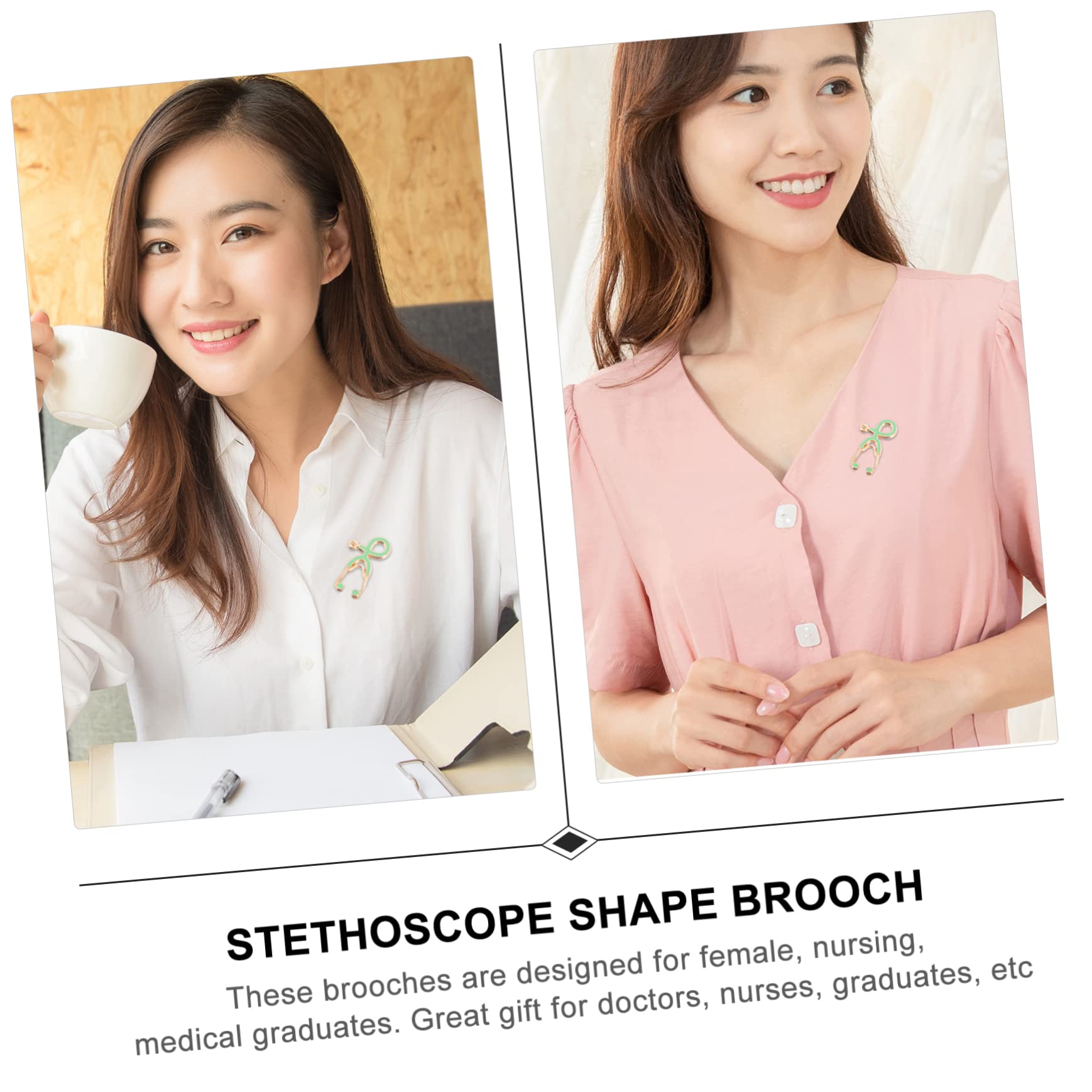 LIFKOME 36pezzi Spilla Lega Stetoscopio Accessori Medici Per Dottori e Studenti Di Medicina Spille Decorative Per Costumi e Regali