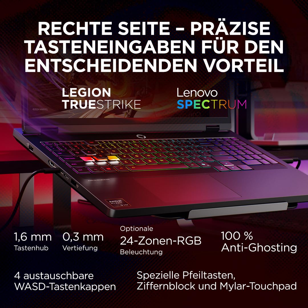 Lenovo Legion 5 16AFR10 83F2・AMD Ryzen 9 9955HX / 2.5 GHz・Win 11 Home・GeForce RTX 5070・32 GB (83F2004AGE)