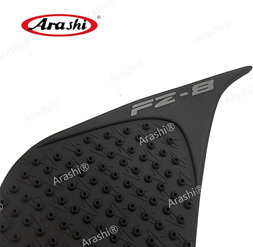 Miniatura 4 de Arashi Antideslizante Tanque de Gas Protector Pegatinas Rodilla Agarre Tracción Almohadillas Laterales para Yamaha FZ8 2010-2015 Motocicleta