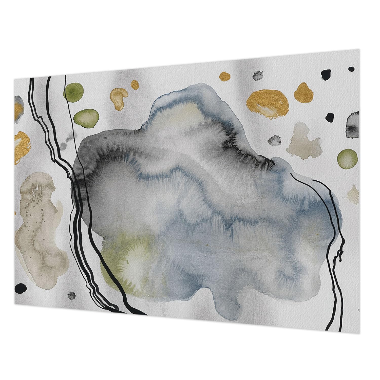 Tapisserie intissée de haute qualité aquarelle abstraite géante 312x219