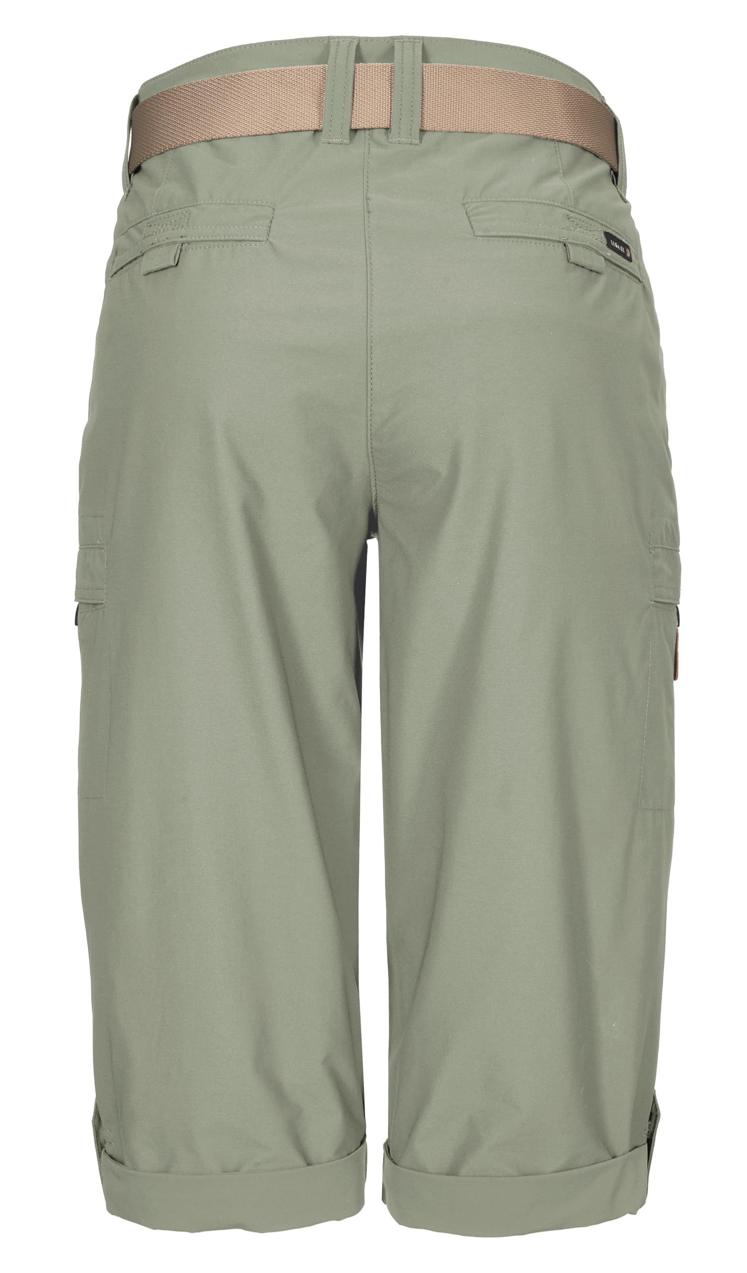 G.I.G.A. DX Damen Caprihose/Kurze Hose schnelltrocknend mit Gürtel GS 9 WMN PNTS, gebrochenes Weiss, 38, 43952-000