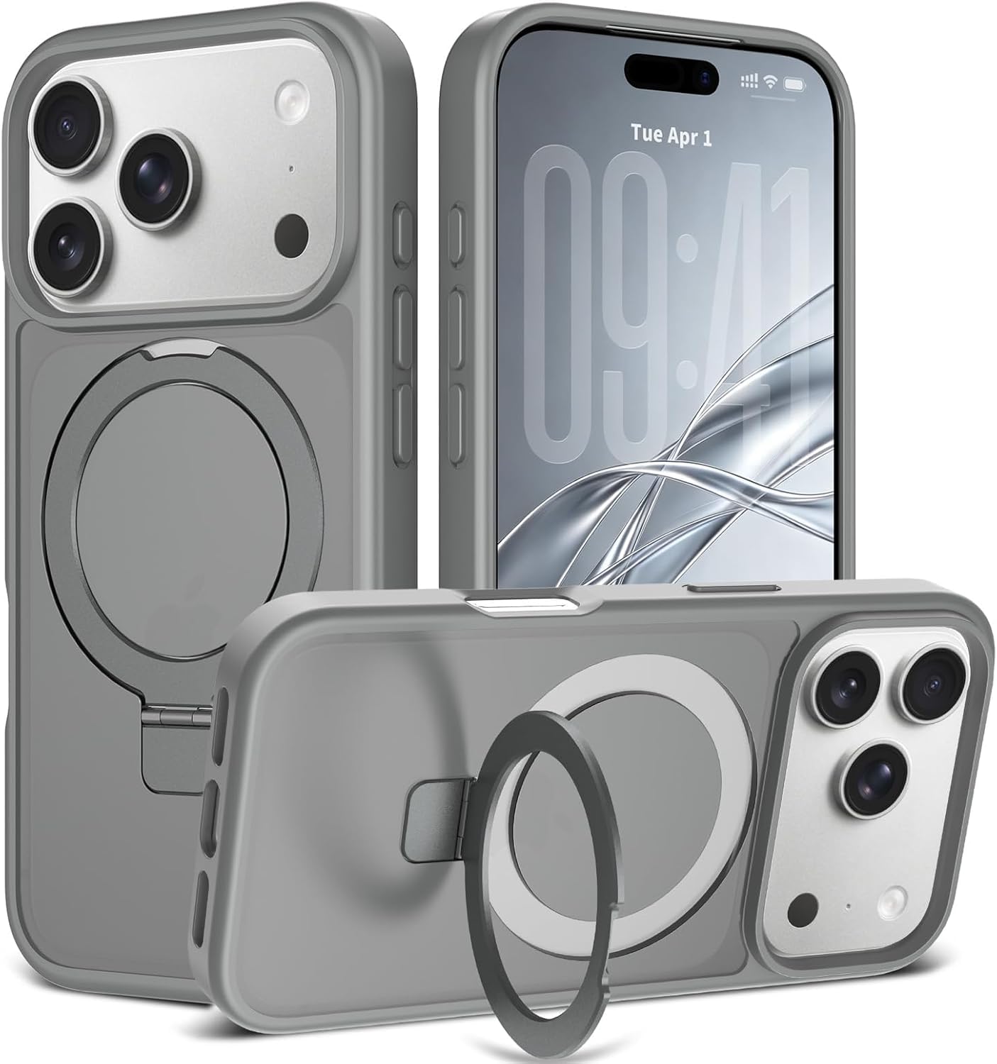 DIZORO iPhone 16 Plus Case with Magnetic Stand -25