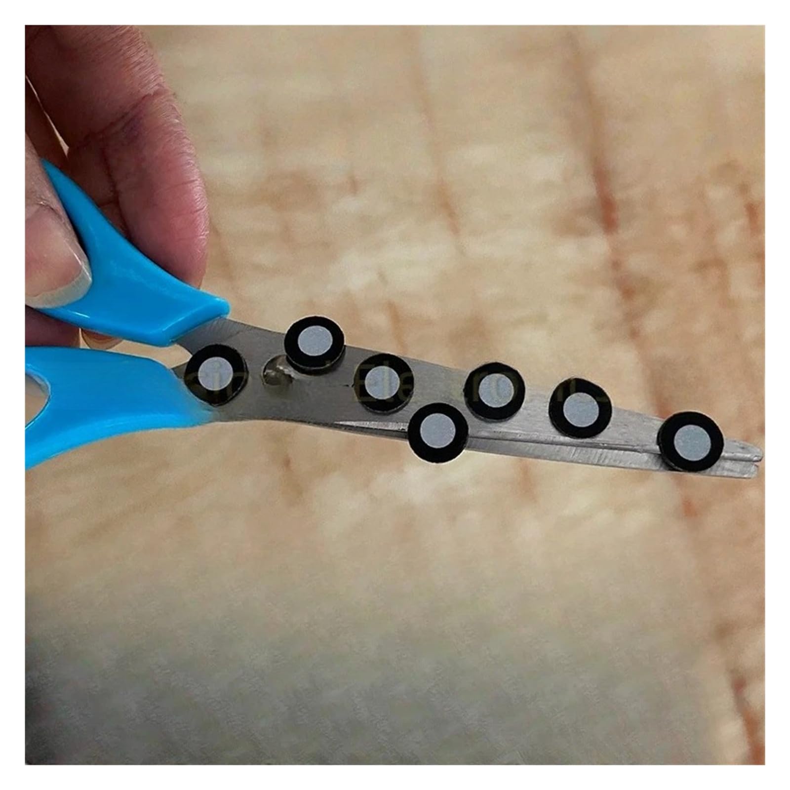 1000 punktów Skanowanie 3D Cele pozycjonujące 6 mm wewnętrzna 10 mm zewnętrzna z magnesem do znakowania powierzchni o wysokim odblasku
