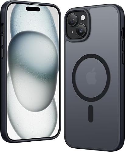 Miniatura 1568 de Fntcase Funda para iPhone 15 Plus y 14 Plus de 6.7 pulgadas, magnética, a prueba de golpes de grado militar, antiamarilleo, delgada, protectora