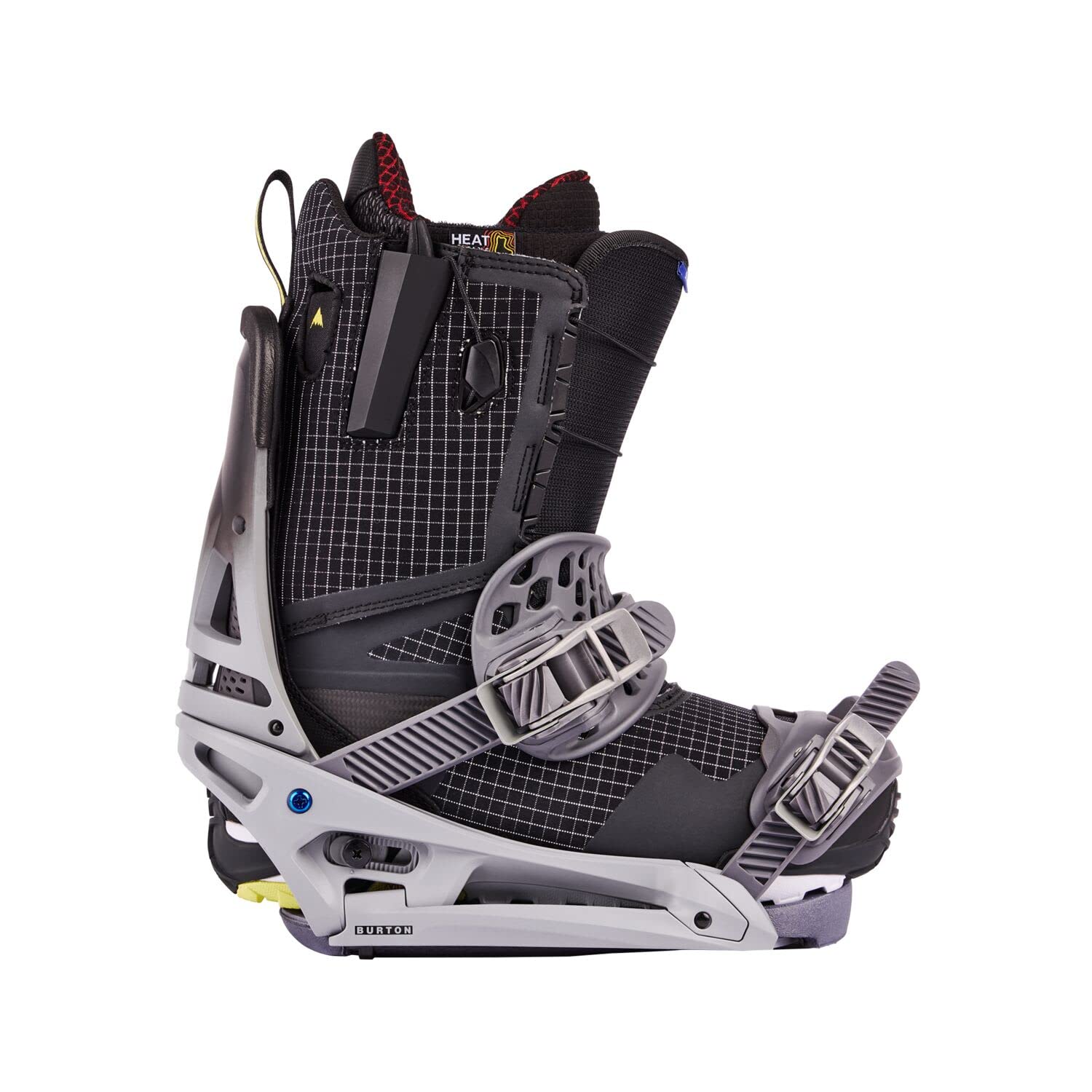 BURTON Malavita EST Men's Snowboard Bindings Grey Fade Sz M (8.5