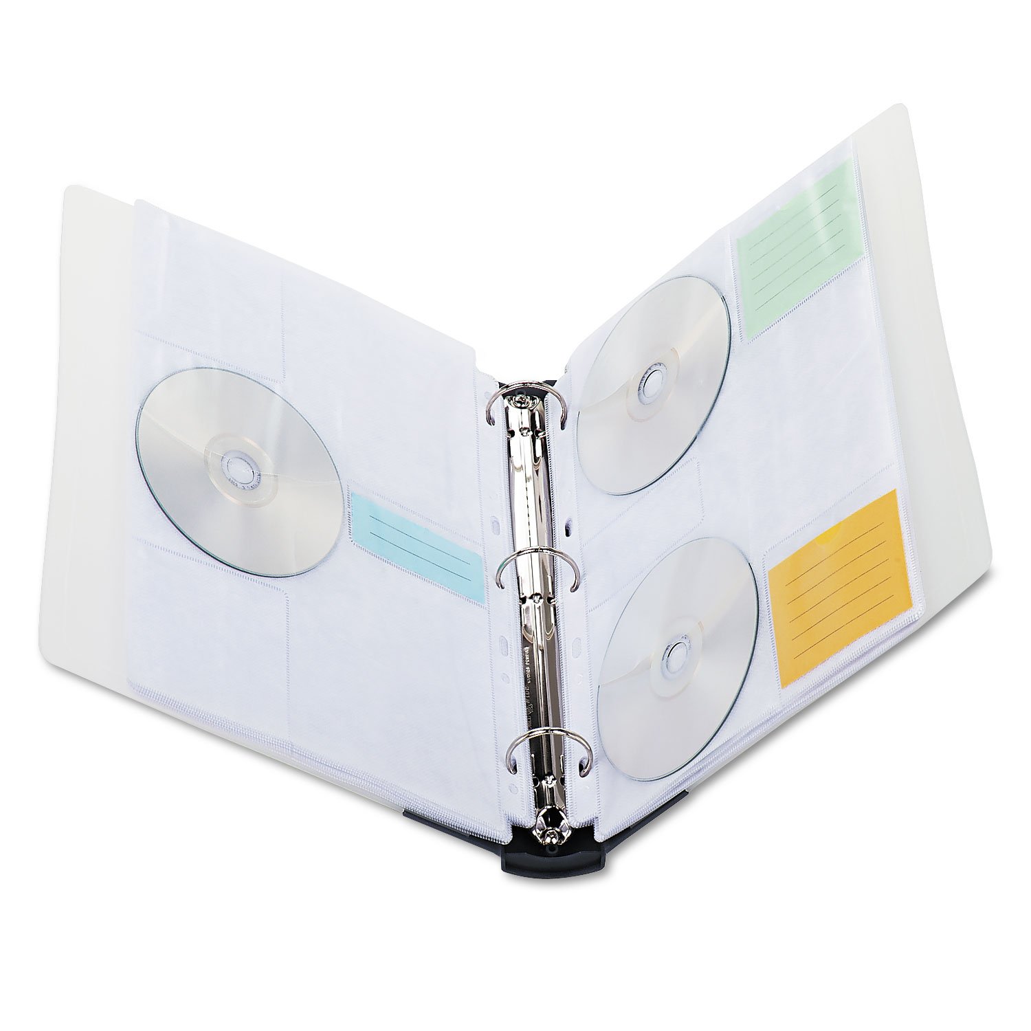 Amazon.com: Innovera - CD/DVD Three-Ring Refillable Binder