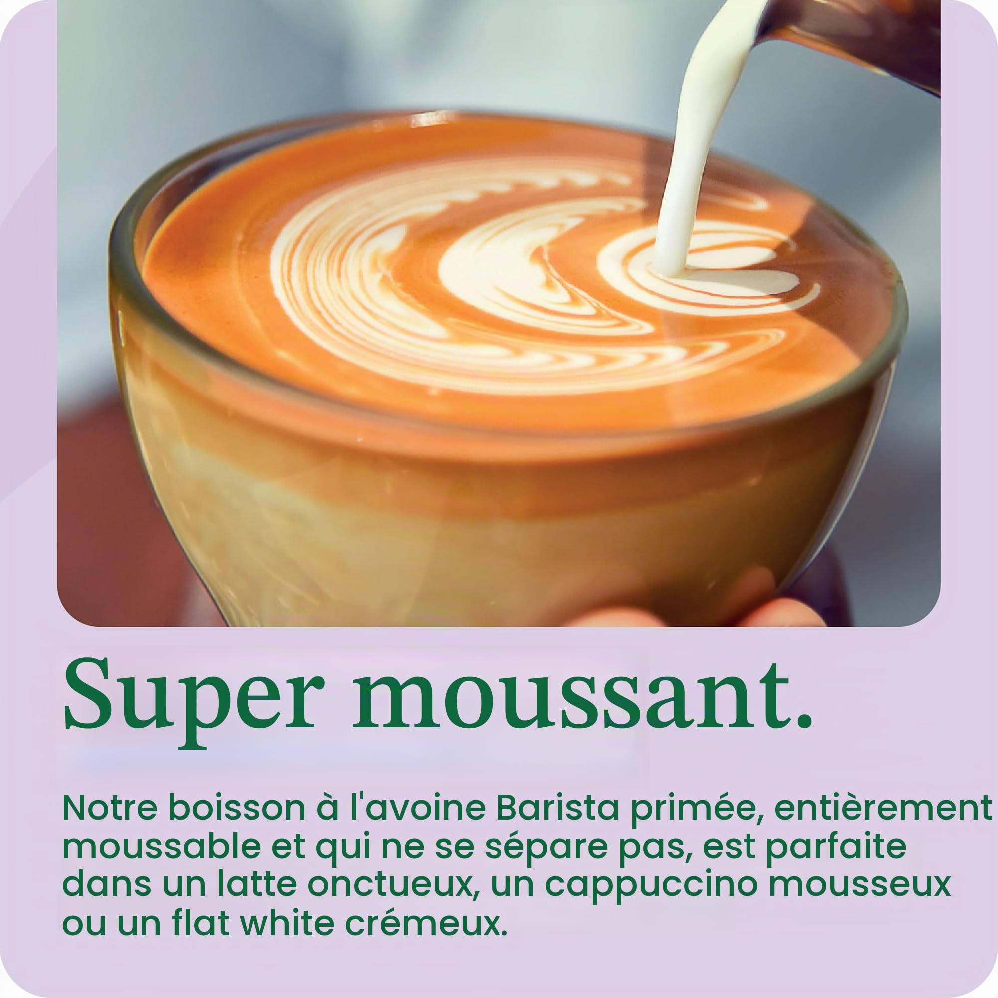MOMA Barista Edition Lait d'avoine | 6 x 1 L | 100% végétal végétalien | Fabriqué avec toute l'avoine pour ajouter des fibres et une saveur délicieuse | Sans sucre ajouté | Boisson d'avoine