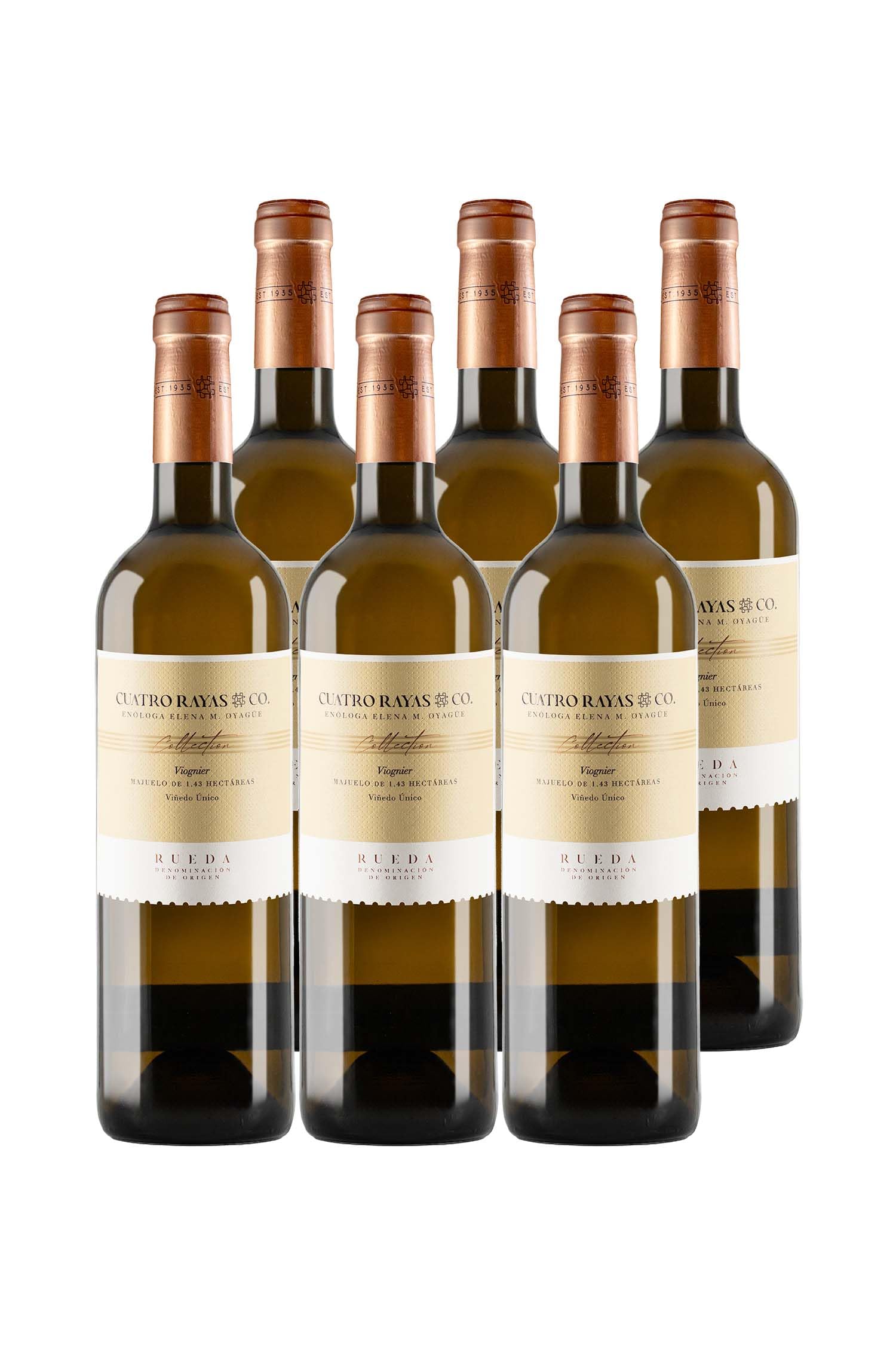 Cuatro Rayas Elena Collection Viognier DO Rueda (6 Botellas x 750ml)
