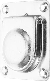 Recessed D-Ring Tie Down Anchors 6 Pcs Floor Handle Stainless Steel Spring-Loaded Hatch Suitable for Marine Cabinets for Trailer Truck Deliveries