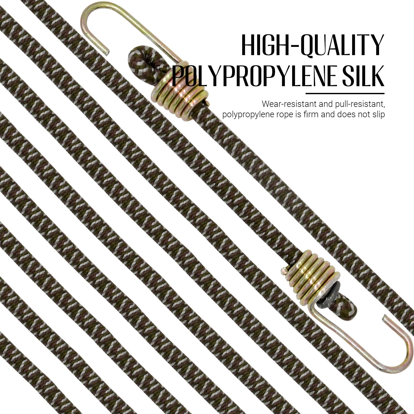 Bailinks 10" (25cm) Bungee Cords With Hooks - Image 3