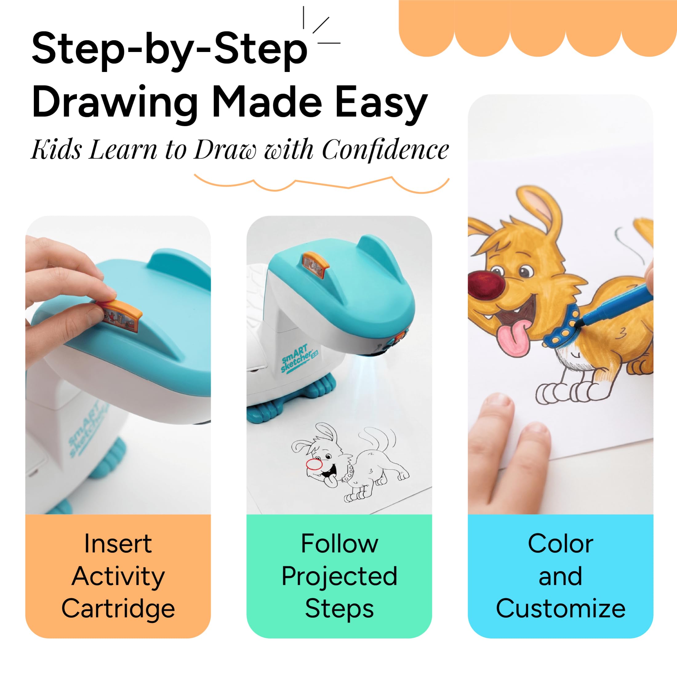 Flycatcher smART Sketcher 2.0 Projector, Step-by-Step Drawing, Kids Ages 5+ — Amazon image 3
