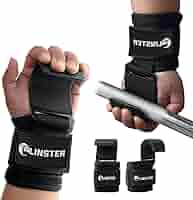 Amazon | LINSTER ウェイトリフティングフック (ペア)、幅 9cm