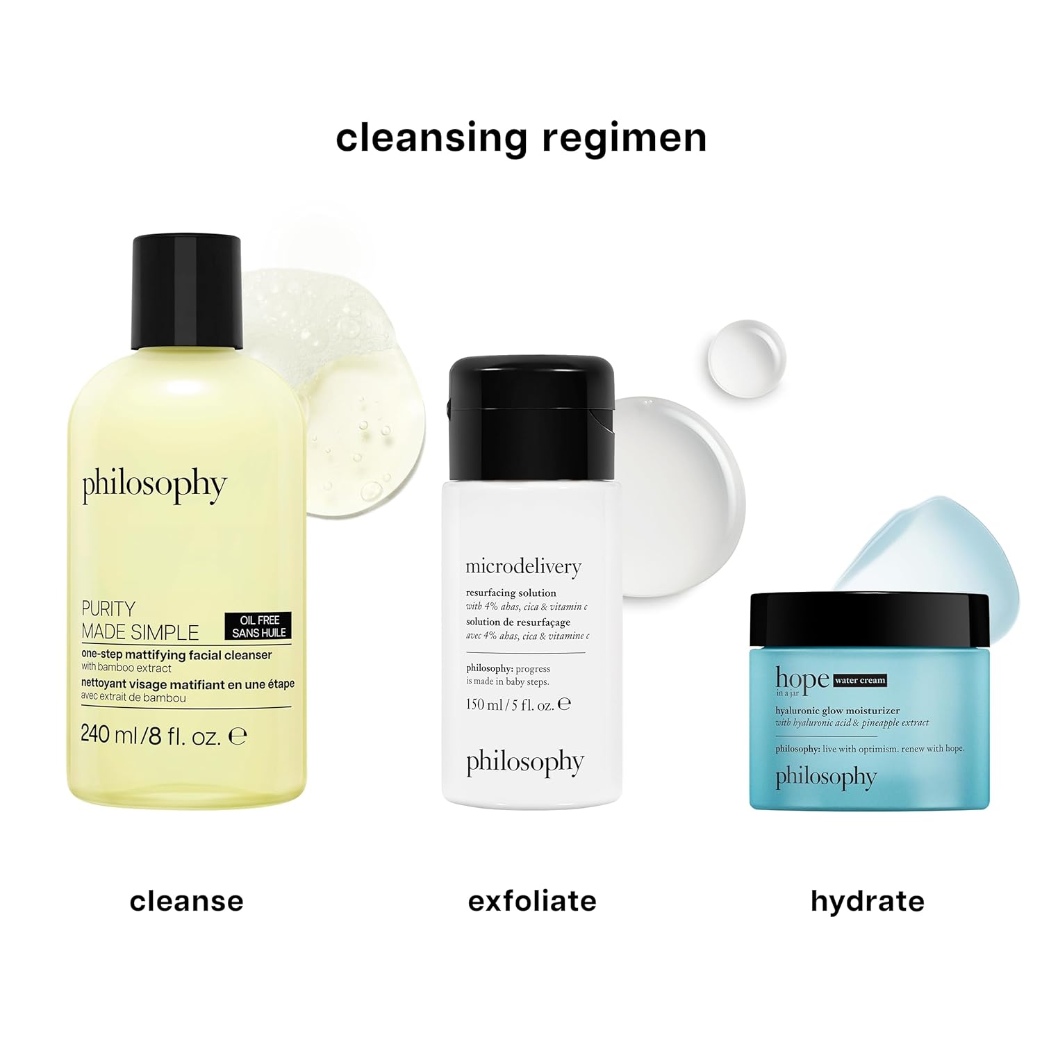 philosophy purity made simple one-step mattifying facial cleanser - with bamboo extract - oil-free formula gently removes makeup & dirt, leaving skin with a healthy, matte appearance - 8 fl oz - Image 8