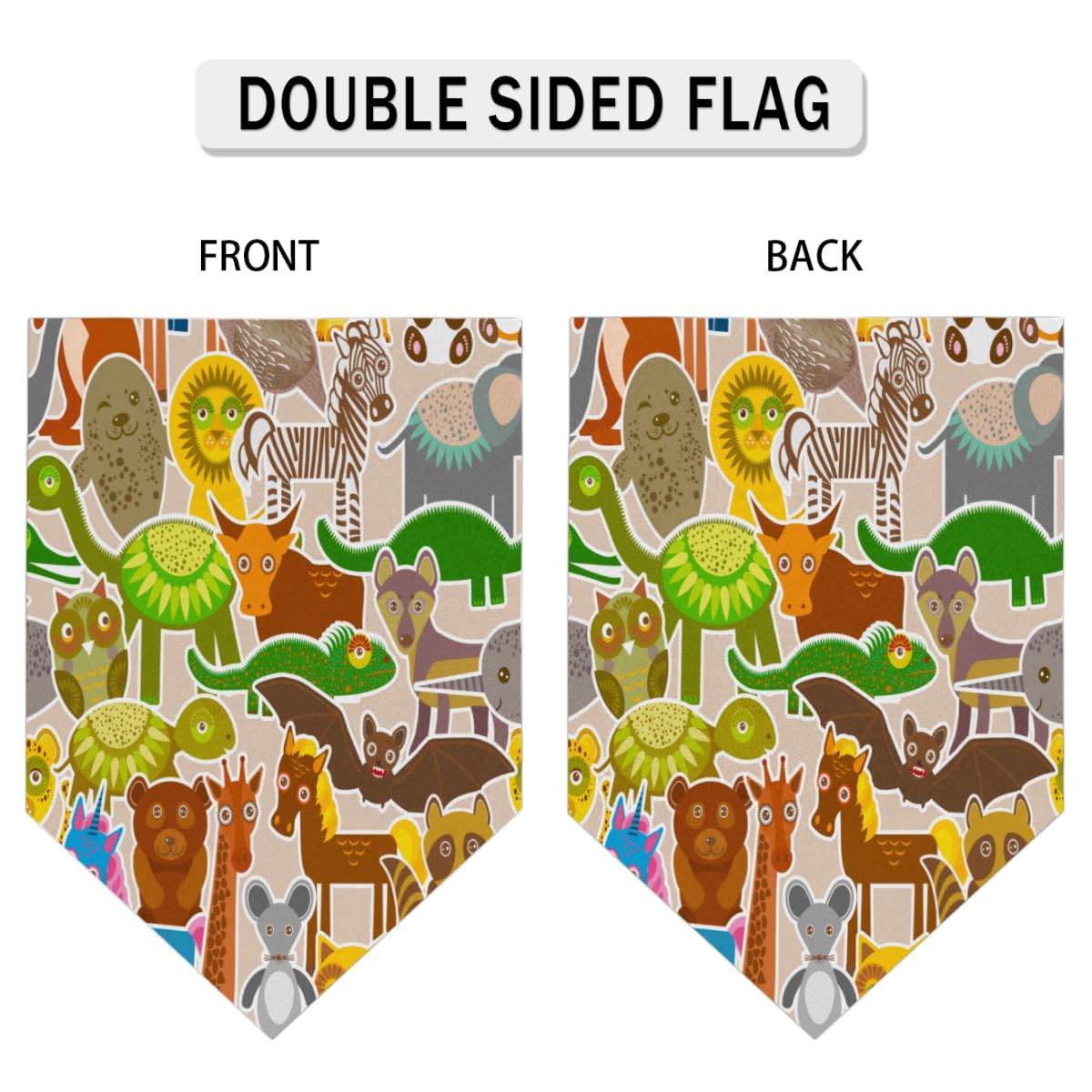 Bandiera Da Giardino Invernale Con Cani Hello | Double Face 30,5x45,7 Cm | Decorazione Esterna Natale