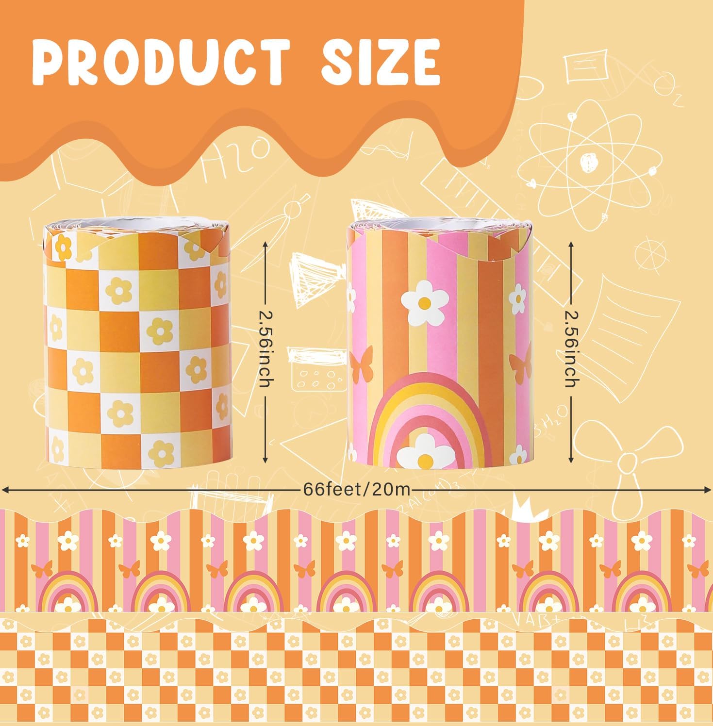 Condition photo showing Good Condition for Rolls 66ft Boho Floral