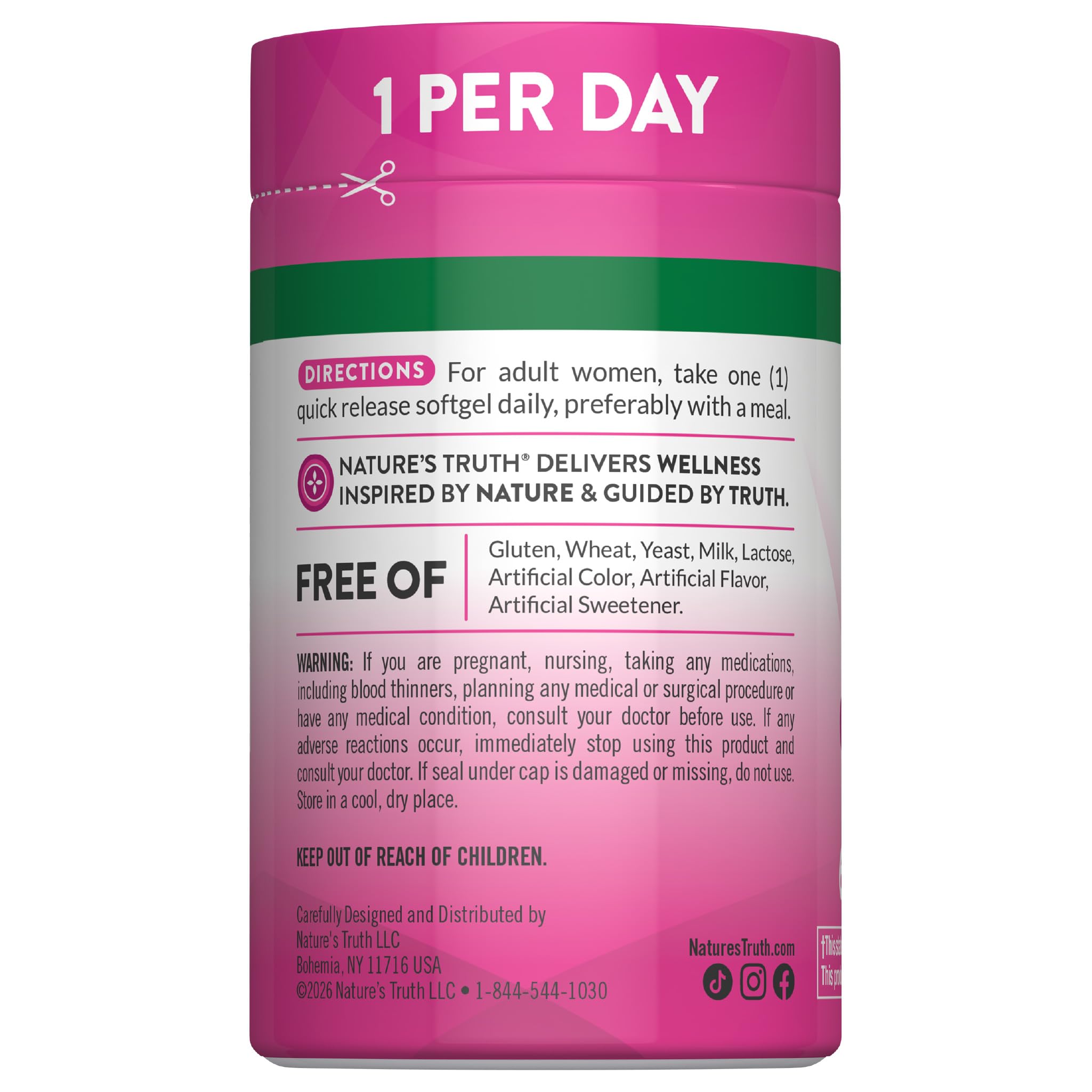 Nature's Truth Prenatal DHA | with Omega-3 Fish Oil — Amazon image 7