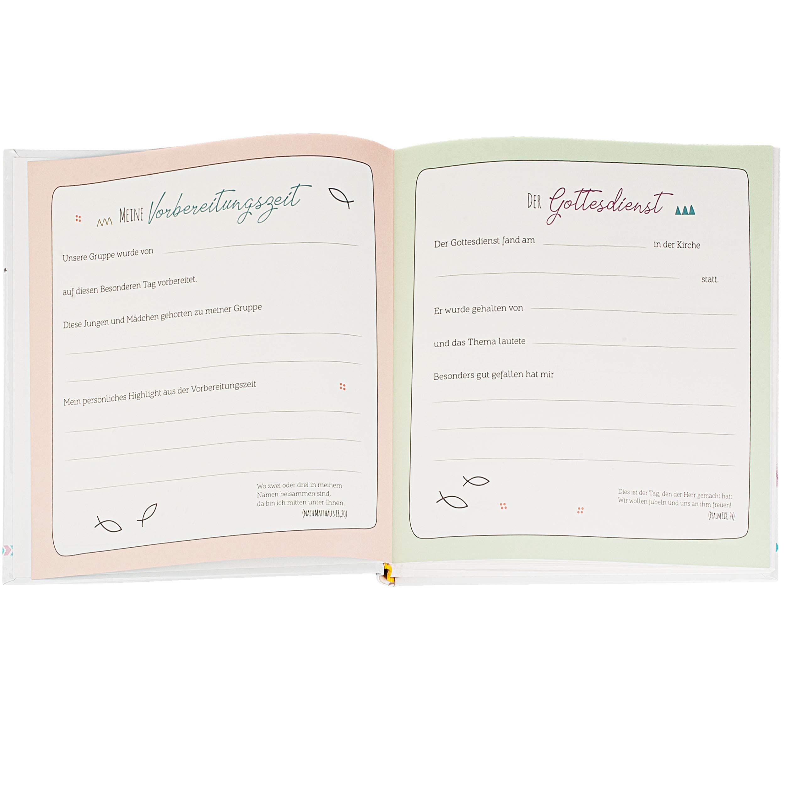 2 TLG. Set: Kommunionalbum - Fotoalbum + Eintragalbum/Erinnerungsalbum Meine Kommunion inkl. Name - Album - Buch Gebunden - blanko weiß + Seiten zum EIN..