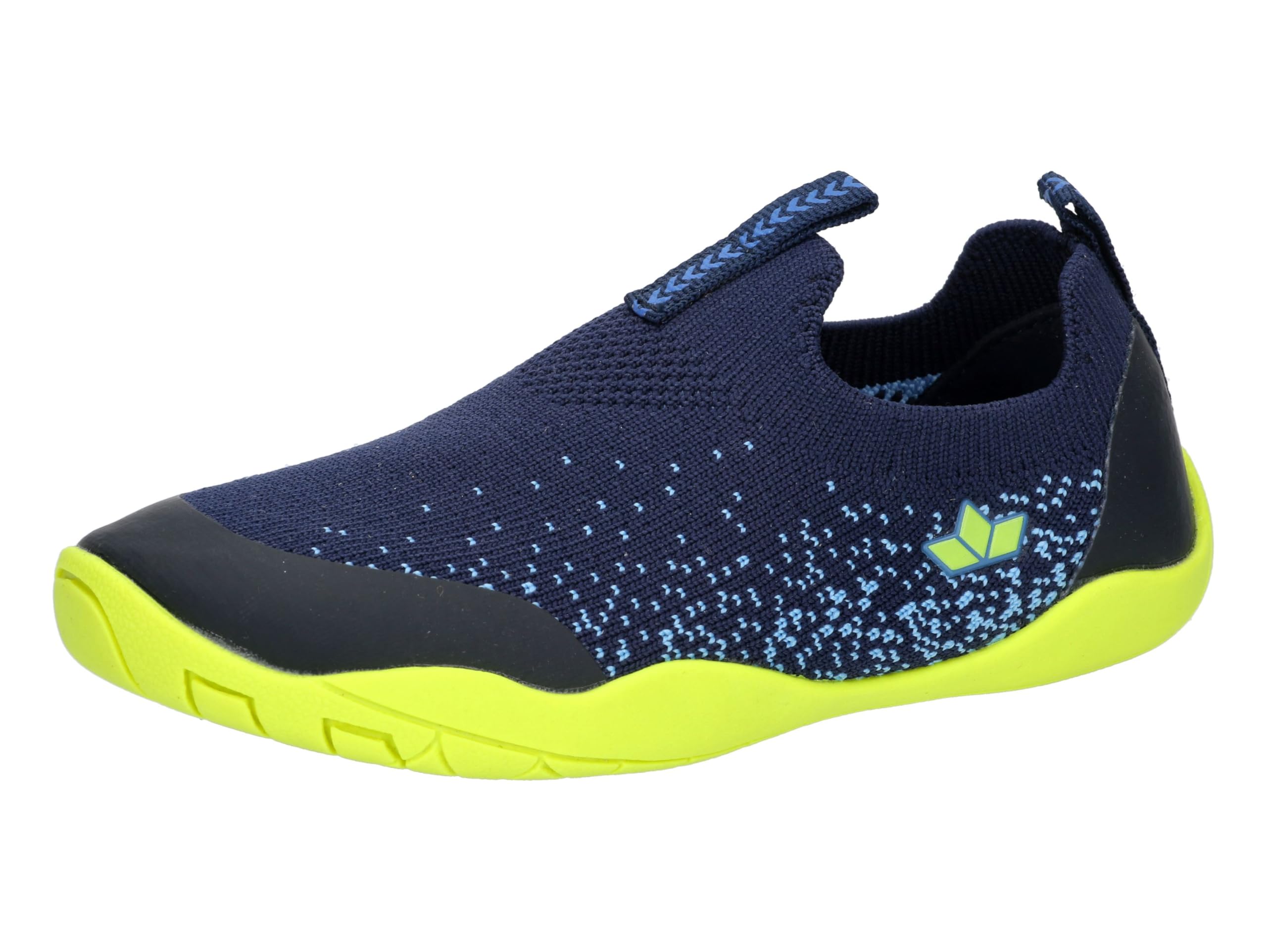Lico Aride Stretch Barefoot Shoes, Navy/Blue/Lemon, 35 EU