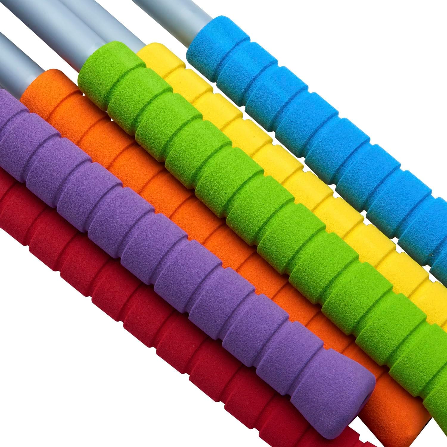 Nasco PE08665 Plastic Golf Clubs, 27" Length Wedges, Right Handed, Assorted Colors, Pack of 6
