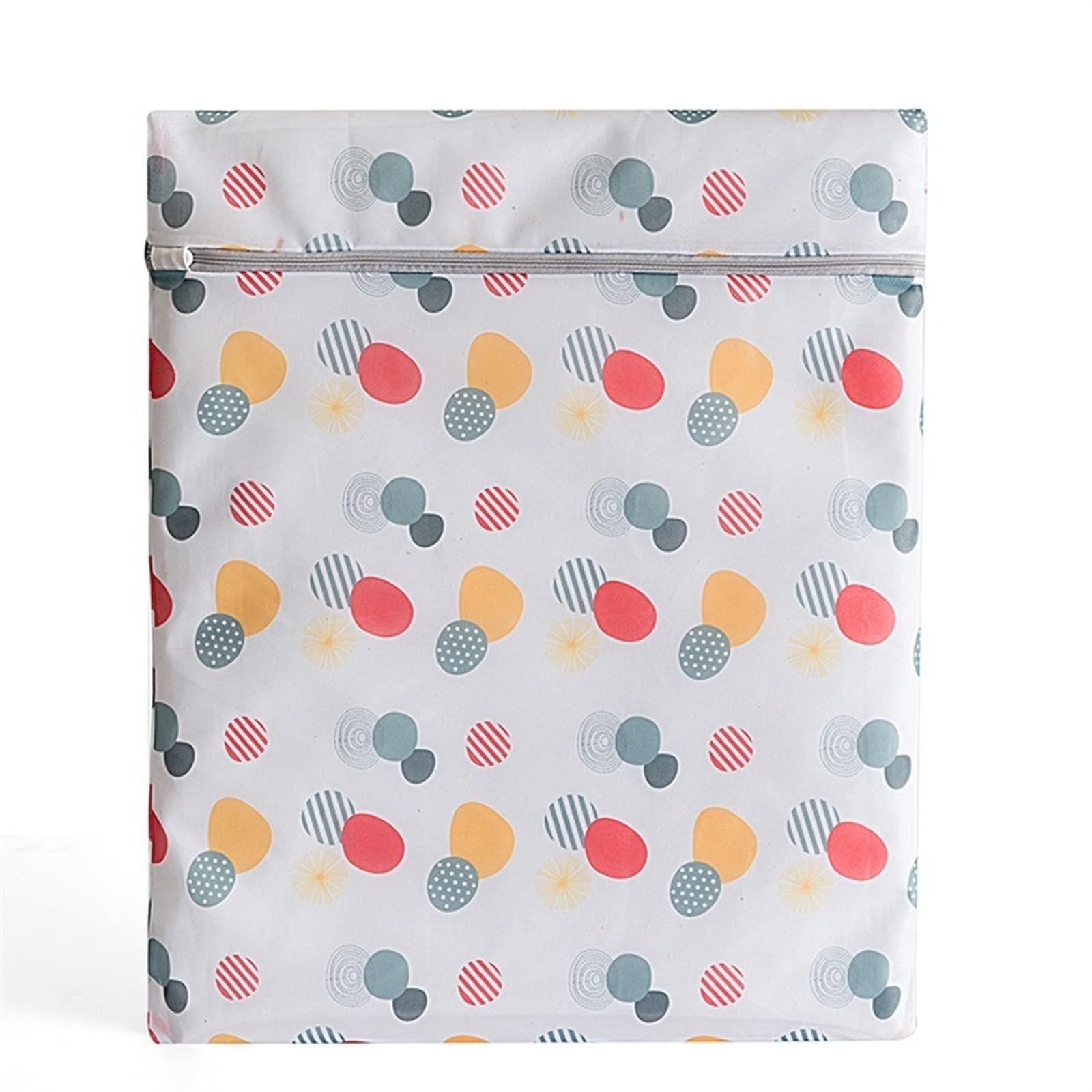 Laundry Bag 2pcs Traveling Portable Laundry Wash Bag Underwear Bra Bags Mesh Polyester Large Clothes Organizer Washing(L 50-60cm)