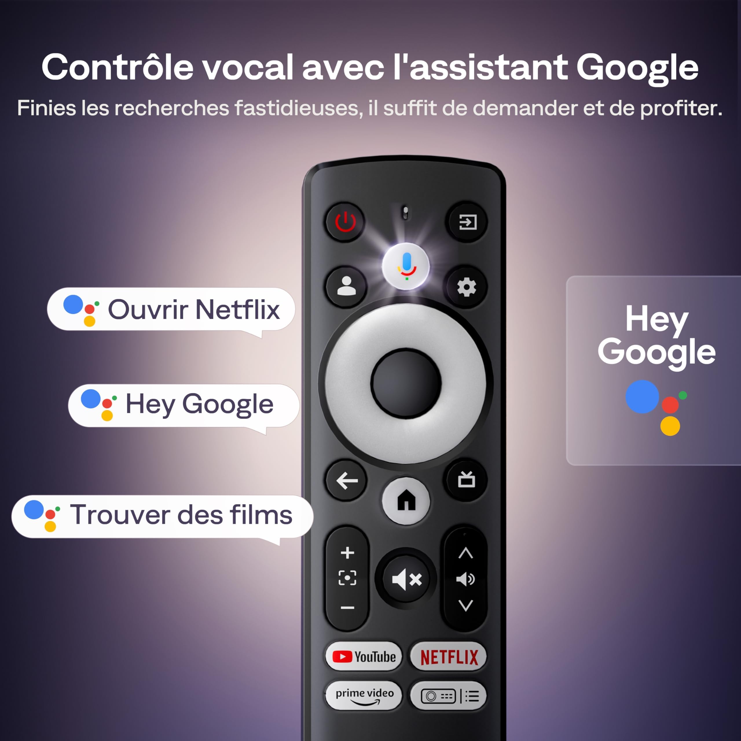 Aurzen EAZZE D1 GTV Vidéoprojecteur avec Google TV, 4K Supportée, avec WiFi et Bluetooth, Netflix sous Licence Officielle, Auto Focus & Keystone, DoIby Audio, Zoom, Native 1080P (Blanc)