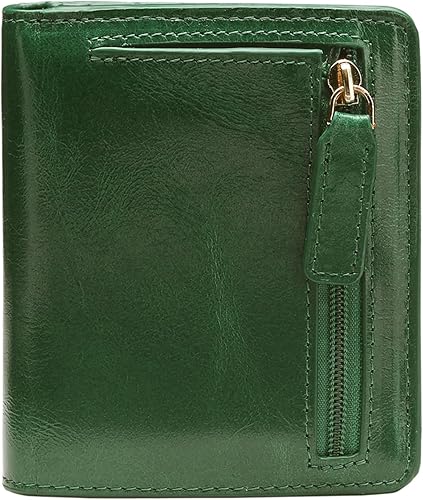 Miniatura 7 de Itslife - Cartera de cuero para mujer con bloqueo RFID, compacta, plegable, con ventana para identificación, Pequeña, Classic