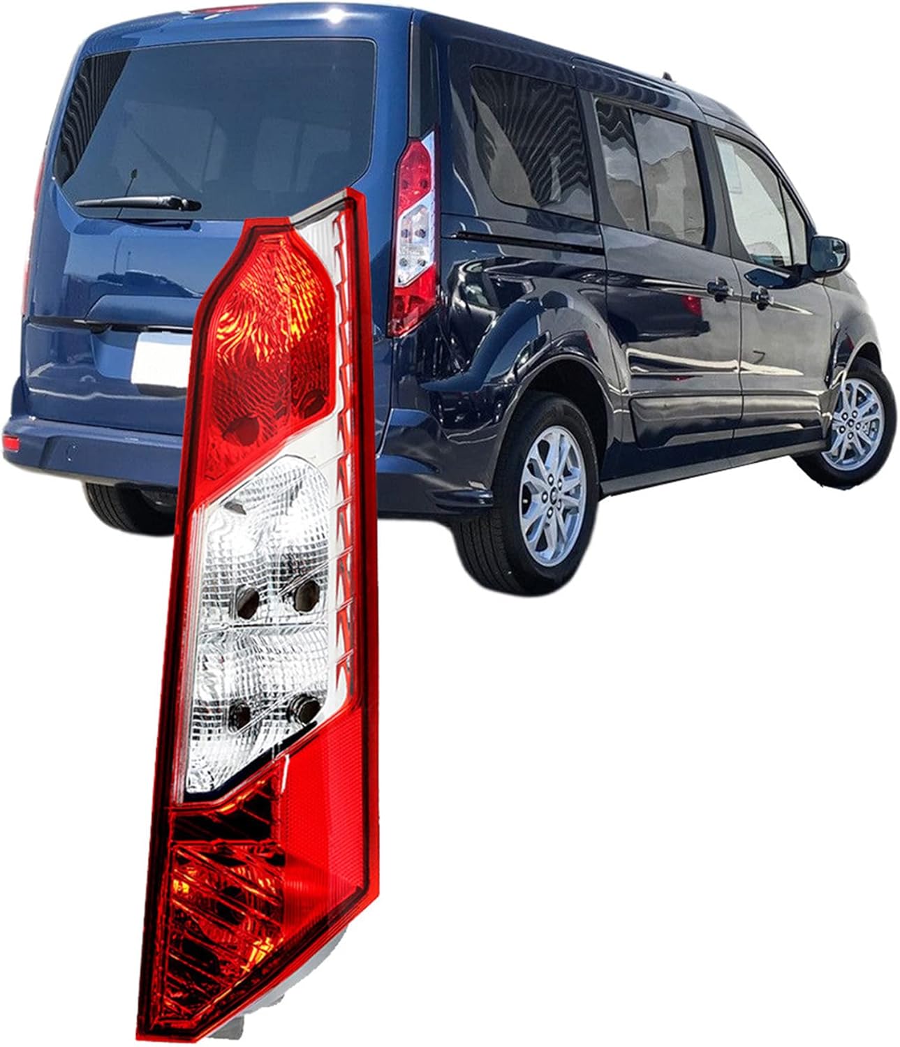 Passenger Side Rear Brake Tail Light Assembly Replacement for 2014-2020 Transit Connect Right Tail Lamp DT1Z13404B FO2801237