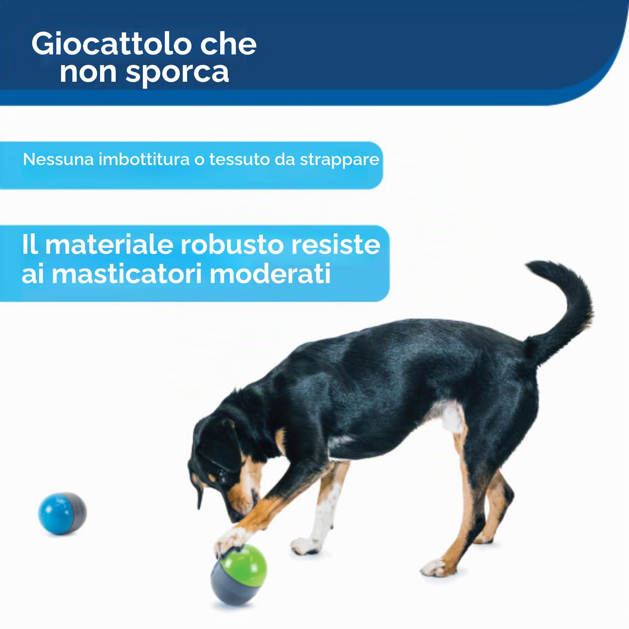 PetSafe Ricochet, Giocattoli Elettronici per Cani, Gioco Interattivo Sonoro per Animali Domestici, Giocattoli Intelligenti, Stimola L'Esercizio Fisico