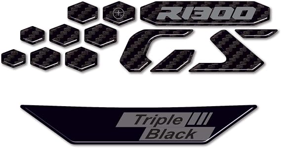 labelbike - 3D Sticker Motorcycle Under Windscreen Front Protection and Resin Decorations Compatible with BMW R1300GS