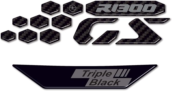 labelbike - 3D Sticker Motorcycle Under Windscreen Front Protection and Resin Decorations Compatible with BMW R1300GS