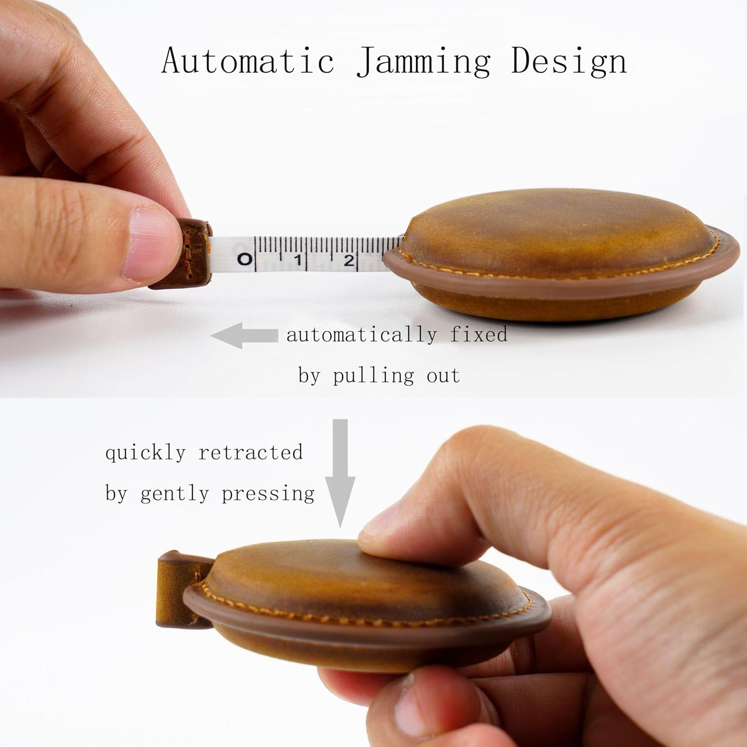 Double-Sided Stretchable Tape Measure for Sewing Body Fabric,Tailoring,Knitted Fabric and Handicrafts,Round Tape Measure