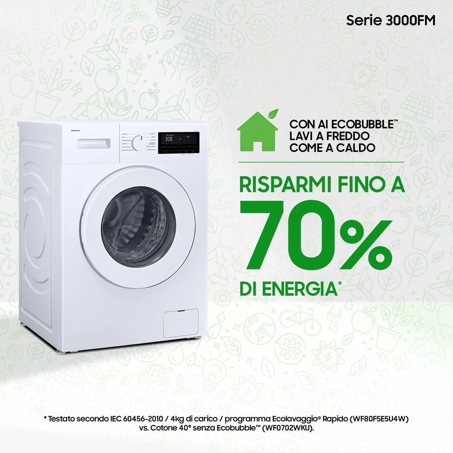 Recensione della Lavatrice Slim Samsung WW70FG3M05TW: Efficienza e Innovazione in Spazio Ridotto