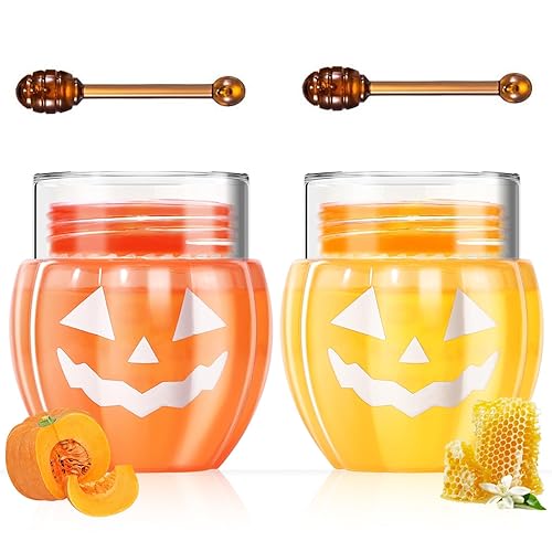 Miniatura 1 de 2 unidades de bálsamo de abejas bálsamo labial Honey Pot, miel y calabaza día y noche reparador de labios para dormir, hidratante prevención